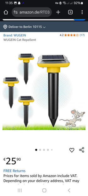 Picture of RT038  Cat Repellent