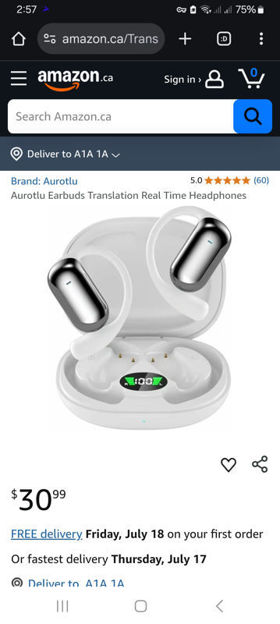 Picture of Aurotlu Earbuds Translation