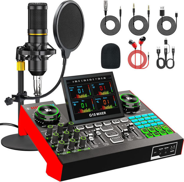 Picture of Podcast Microphone Equipment Condenser Streaming