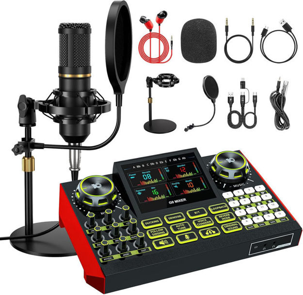 Picture of Podcast Microphone Equipment Condenser Streaming