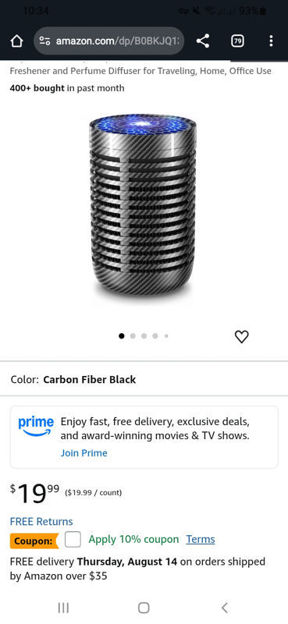 Picture of Purifier  Filter Eliminates Traveling