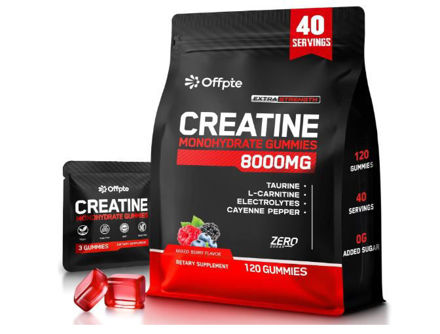 Picture of Creatine Monohydrate Gummies Sugar Free L Carnitine
