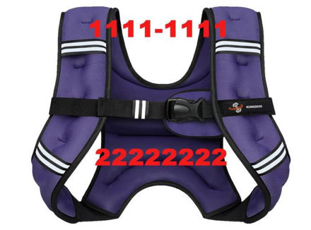 Picture of Weighted Vest Men Reflective Weightlifting