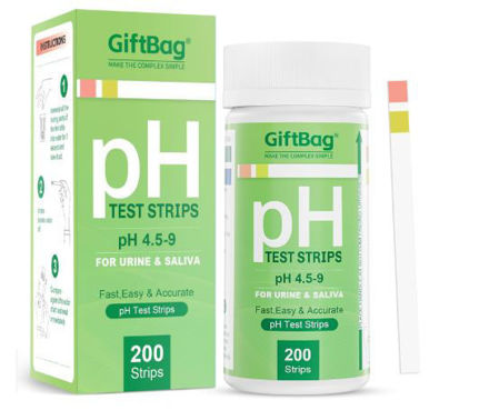 Picture of pH Test Strips Accuracy Alkaline