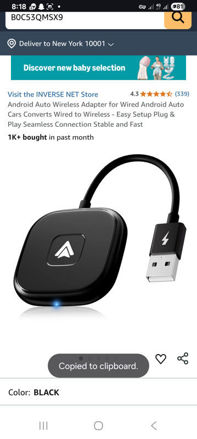 Picture of Android Auto Wireless Compatible Producted