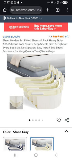 Picture of Holders Sheets 4 Silicone Slippage Fasteners