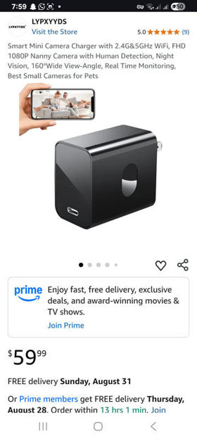 Picture of Smart Mini Camera Charger