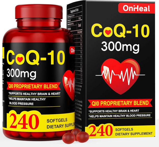 Picture of CoQ10 Supplement 300mg Nutritional Antioxidants