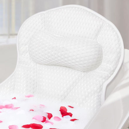 Picture of Pillows Bathtub Relaxing Accessories