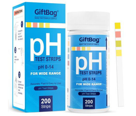 Picture of pH Test Strips Accuracy Experiments