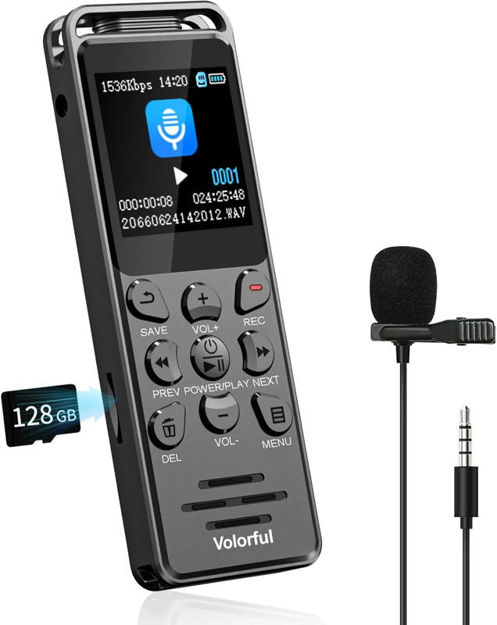 Picture of Volorful Interviews Activated Recording Microphone