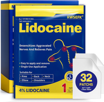 Picture of Lidocaine Patches Soreness 32 Count NDC%EF%BC%9A83559 008 01