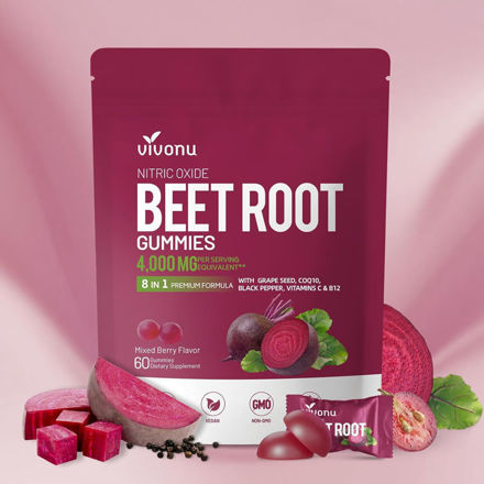 Picture of Beetroot Supplement Vitamins L Arginine L Citrulline