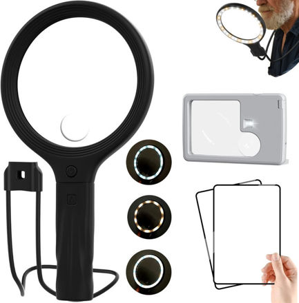 Show details for Magnifying Illuminated Lighted Seniors Magnifier Picture of Magnifying Illuminated Lighted Seniors Magnifier