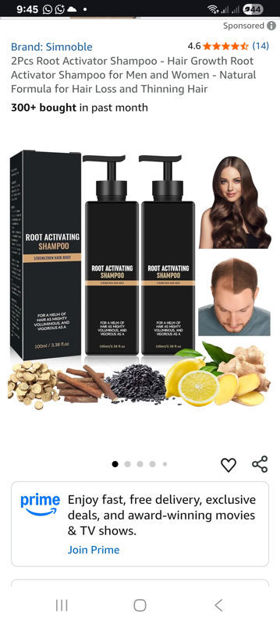 Picture of 2Pcs Root Activator Shampoo Thinning