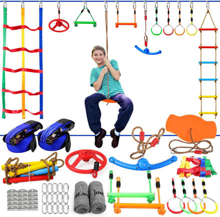 Picture of Obstacle Slackline Rotating Gymnastic Equipment